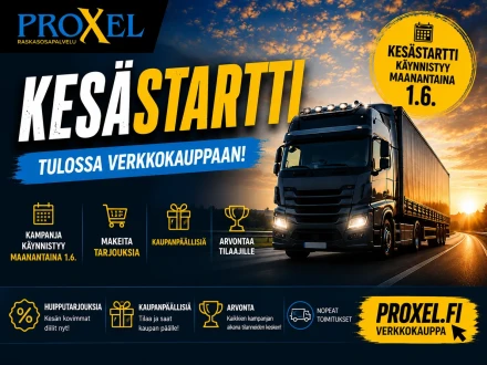 Kesastartti kampanja saapuu verkkokauppaan uutiset