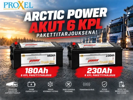 Arctic Power akkujen pakettitarjous