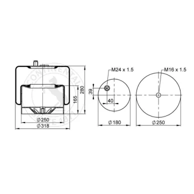 9423203021 1 ilmapalje mercedes atego etu conyiyech 4185N P21 mittakuva kuva