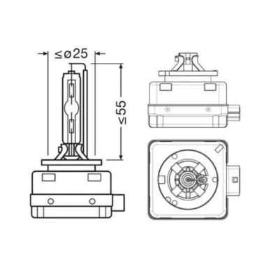 66140 2 xenon polttimo d1S kuva