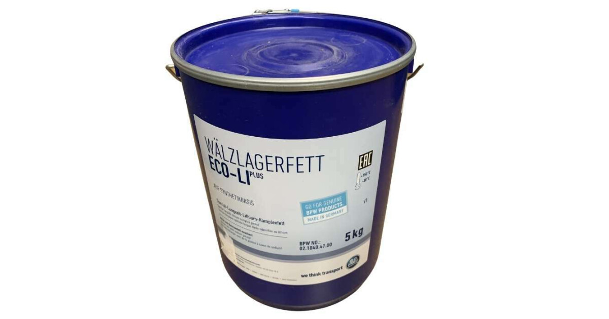 BEARING GREASE BPW 5KG ECO LI91-PLUS 0210404700