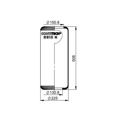 9522709 1 ilmapalje etu volvo contitech 6610 N kuva
