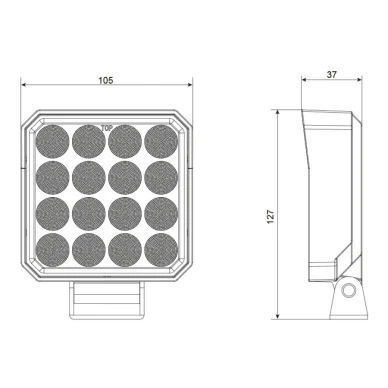 300239 5 TYOVALO BULLBOY 48W LED 11 32V 4200LM  kuva