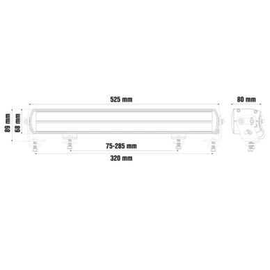 1605 ns2085 optibeam super captain dual 600 led lisavalo mitat image
