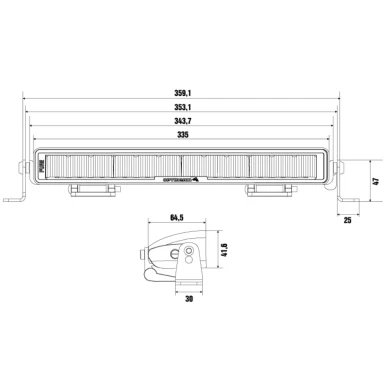 1605 ns2105 optibeam pure 335 led lisavalo mitat image