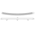 1605 ns3879 w light surge super slim 40 led lisavalo mittakuva
