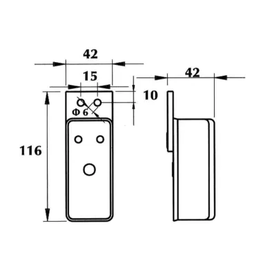 513 1.067 aarivalo punainen kirkas kiinnikkeella mittakuva kuva