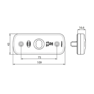 543.0.06c aarivalo led punainen mittakuva kuva