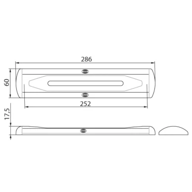 DSL Z18 led sisavalo mittakuva kuva