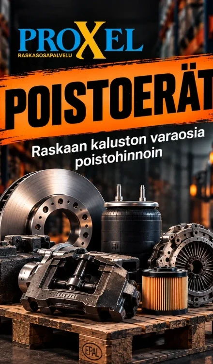 Proxel poistorerat raskaan kaluston varaosille muotokuva