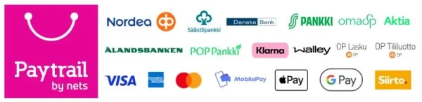 Online store payment methods – Paytrail payment service logos